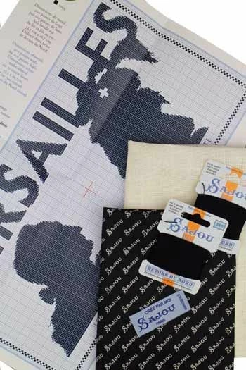 Kit Point De Croix Louis XVI Et Marie-Antoinette 6 Kit Point De Croix Louis XVI Et Marie-Antoinette – Image 6