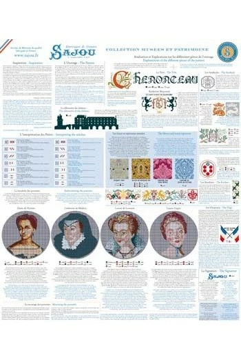 Kit Point De Croix Silhouette Chenonceau 6 Kit Point De Croix Silhouette Chenonceau – Image 6