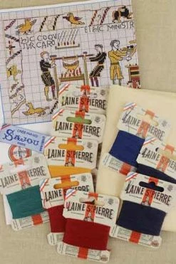 Kit Point De Croix Tapisserie Bayeux Le Festin -artisanat Soldes Magasin kit point de croix tapisserie bayeux le festin 1