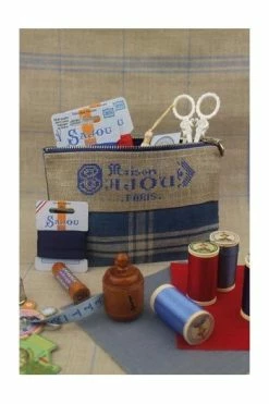 Kit Point De Croix Trousse Lin Sajou De 1845 à 1848 -artisanat Soldes Magasin kit point de croix trousse lin sajou de 1845 a 1848 4