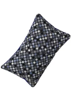 Kit Tapisserie Coussin Petits Carrés Gris