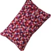 Kit Tapisserie Coussin Petits Carrés Roses/rouges