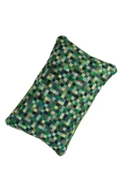 Kit Tapisserie Coussin Petits Carrés Verts