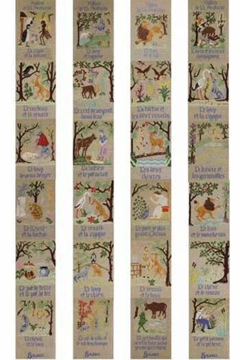 Kits Point De Croix Fables La Fontaine 4 épisodes 1 Kits Point De Croix Fables La Fontaine 4 épisodes