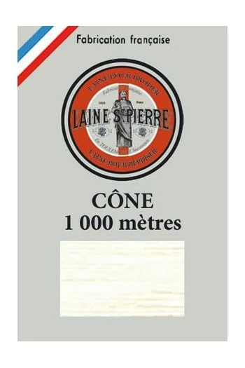 Laine Saint-Pierre Cône 100 Blanc 1 Laine Saint-Pierre Cône 100 Blanc