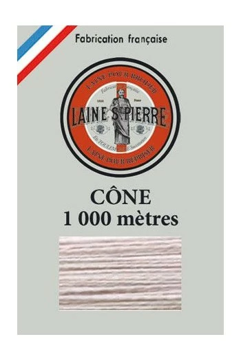 Laine Saint-Pierre Cône 118 Kaolin 1 Laine Saint-Pierre Cône 118 Kaolin