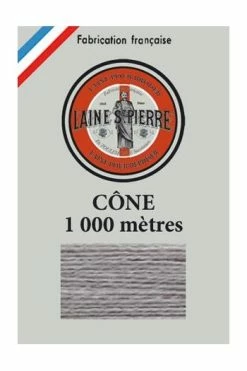 Laine Saint-Pierre Cône 124 Gris Perle