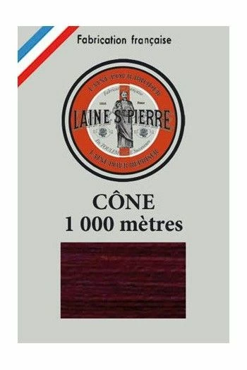 Laine Saint-Pierre Cône 475 Lie De Vin 1 Laine Saint-Pierre Cône 475 Lie De Vin