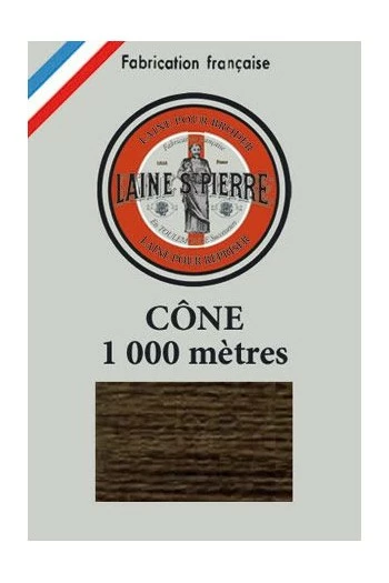Laine Saint-Pierre Cône 492 Marron 1 Laine Saint-Pierre Cône 492 Marron