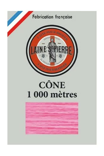 Laine Saint-Pierre Cône 555 Laurier Rose 1 Laine Saint-Pierre Cône 555 Laurier Rose