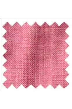 Lin à Broder 12 Fils Au Cm 50 X 70 Cm Azalée