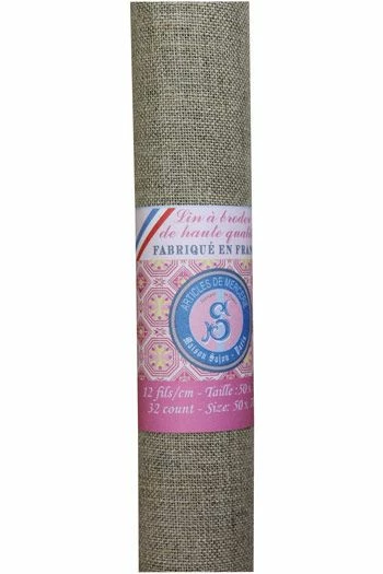 Lin à Broder 12 Fils Au Cm 50 X 70 Cm Naturel 2 Lin à Broder 12 Fils Au Cm 50 X 70 Cm Naturel – Image 2