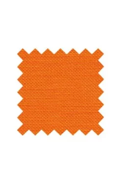 Lin à Broder 12 Fils Au Cm 50 X 70 Cm Orange