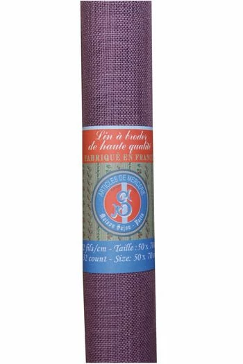 Lin à Broder 12 Fils Au Cm 50 X 70 Cm Thym 2 Lin à Broder 12 Fils Au Cm 50 X 70 Cm Thym – Image 2