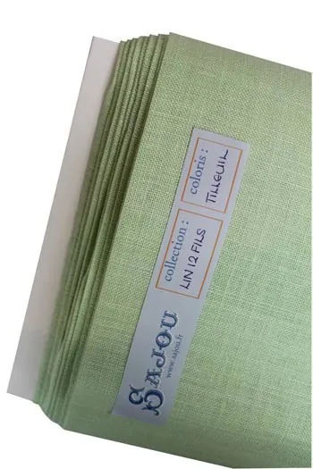 Lin à Broder 12 Fils Au Cm Au Mètre Tilleul 1 Lin à Broder 12 Fils Au Cm Au Mètre Tilleul