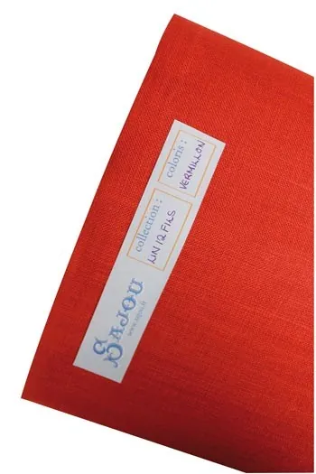 Lin à Broder 12 Fils Au Cm Au Mètre Vermillon 1 Lin à Broder 12 Fils Au Cm Au Mètre Vermillon