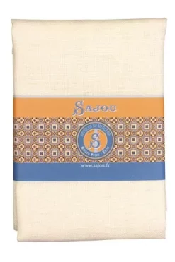 Lin Broderie 70x70 Cm Blanc Cassé Toiles De Jouy