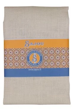 Lin Broderie 70x70 Cm Gris Perle Versailles