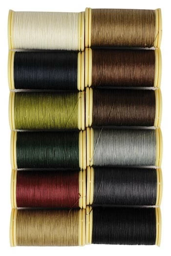 Lin Glacé N°40 12 Bobines Tons Foncés 1 Lin Glacé N°40 12 Bobines Tons Foncés