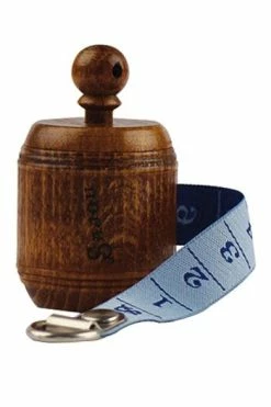 Mètre Couturière Bois Ruban Bleu