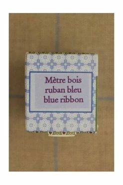 Mètre Couturière Bois Ruban Bleu -artisanat Soldes Magasin metre couturiere bois ruban bleu 4