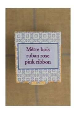 Mètre Couturière Bois Ruban Rose 8 Mètre Couturière Bois Ruban Rose -artisanat Soldes Magasin metre couturiere bois ruban rose 2