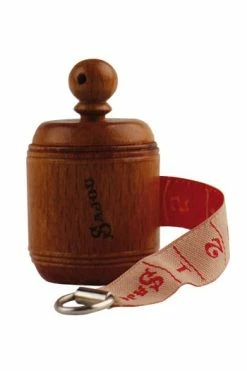 Mètre Couturière Bois Ruban Rouge