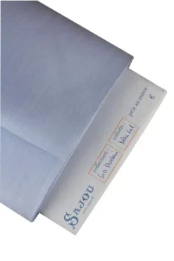 Mètre Lin Broderie Traditionnelle - Bleu Ciel