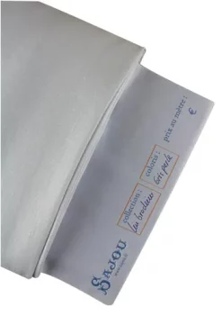 Mètre Lin Broderie Traditionnelle - Gris Perle