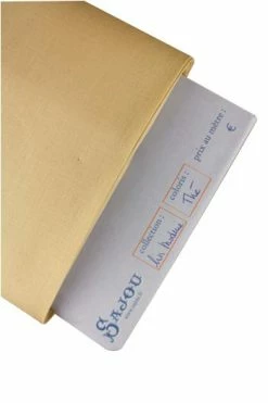 Mètre Lin Broderie Traditionnelle - Thé