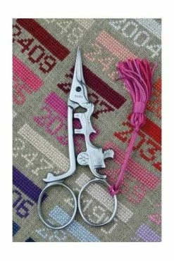 Paire De Ciseaux Broderie Acier Carriole