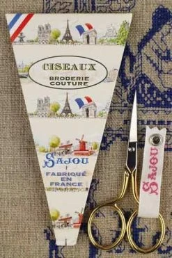 Paire De Ciseaux Broderie Arcy Aurifiée