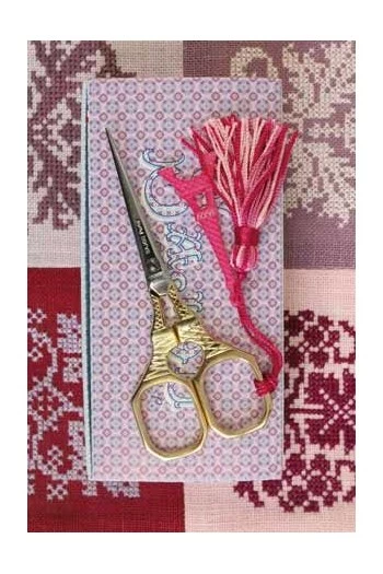 Paire De Ciseaux Broderie Aurifiée Tour Eiffel Rose 3 Paire De Ciseaux Broderie Aurifiée Tour Eiffel Rose – Image 3