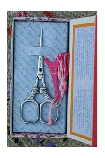 Paire De Ciseaux Broderie Chromée Tour Eiffel Rose 4 Paire De Ciseaux Broderie Chromée Tour Eiffel Rose – Image 4