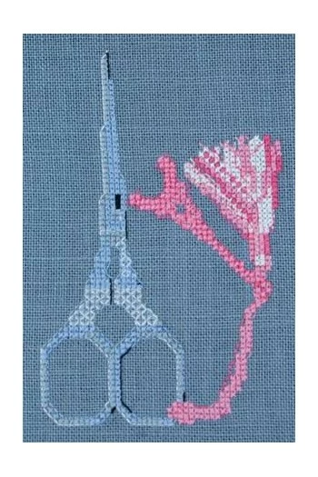Paire De Ciseaux Broderie Chromée Tour Eiffel Rose 7 Paire De Ciseaux Broderie Chromée Tour Eiffel Rose – Image 7