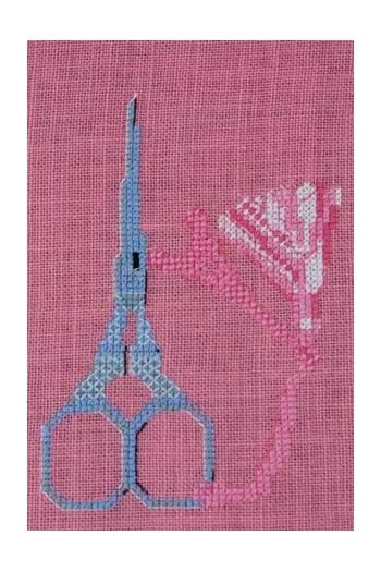 Paire De Ciseaux Broderie Chromée Tour Eiffel Rose 8 Paire De Ciseaux Broderie Chromée Tour Eiffel Rose – Image 8