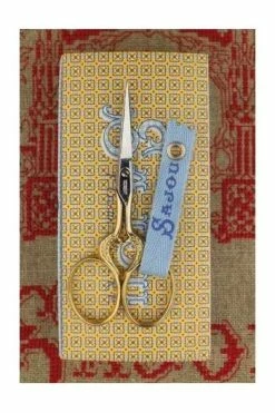 Paire De Ciseaux Broderie Coeur Aurifiée -artisanat Soldes Magasin paire de ciseaux broderie coeur aurifiee 2