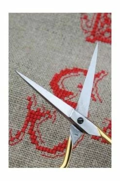 Paire De Ciseaux Broderie Coeur Aurifiée -artisanat Soldes Magasin paire de ciseaux broderie coeur aurifiee 4