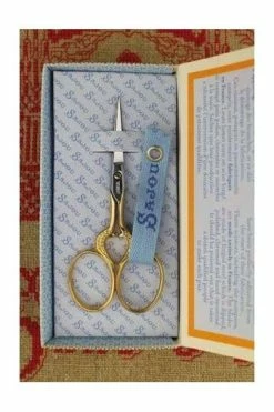 Paire De Ciseaux Broderie Coeur Aurifiée -artisanat Soldes Magasin paire de ciseaux broderie coeur aurifiee 5