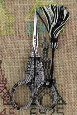 Paire De Ciseaux Broderie Dentelle Calais Noire