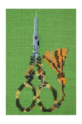 Paire De Ciseaux Broderie Façon écaille Fleur 9 Paire De Ciseaux Broderie Façon écaille Fleur – Image 9