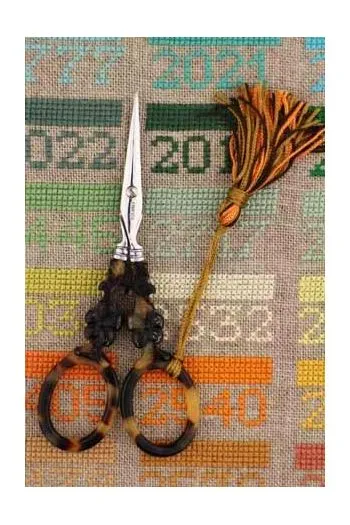 Paire De Ciseaux Broderie Façon écaille Fleur 1 Paire De Ciseaux Broderie Façon écaille Fleur