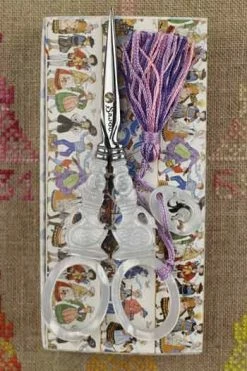 Paire De Ciseaux Broderie Façon Nacre Cygnes -artisanat Soldes Magasin paire de ciseaux broderie facon nacre cygnes 5