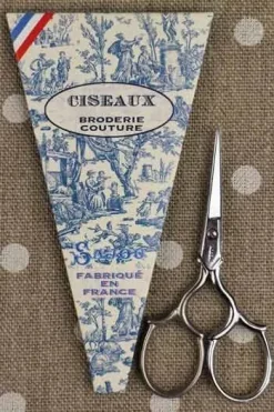 Paire De Ciseaux Broderie Jonchery Chromée