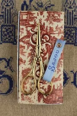Paire De Ciseaux Broderie Langres Aurifiée -artisanat Soldes Magasin paire de ciseaux broderie langres aurifiee 2