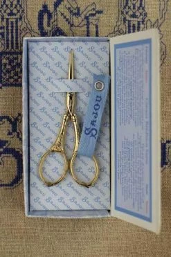 Paire De Ciseaux Broderie Langres Aurifiée -artisanat Soldes Magasin paire de ciseaux broderie langres aurifiee 3