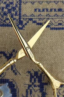 Paire De Ciseaux Broderie Langres Aurifiée -artisanat Soldes Magasin paire de ciseaux broderie langres aurifiee 5