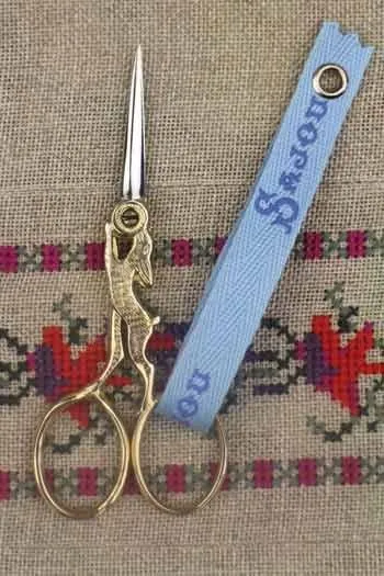 Paire De Ciseaux Broderie Lièvre Aurifiée 1 Paire De Ciseaux Broderie Lièvre Aurifiée