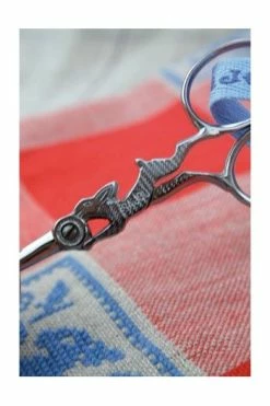 Paire De Ciseaux Broderie Lièvre Chromée -artisanat Soldes Magasin paire de ciseaux broderie lievre chromee 4
