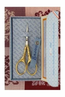 Paire De Ciseaux Broderie Paon Aurifiée -artisanat Soldes Magasin paire de ciseaux broderie paon aurifiee 5